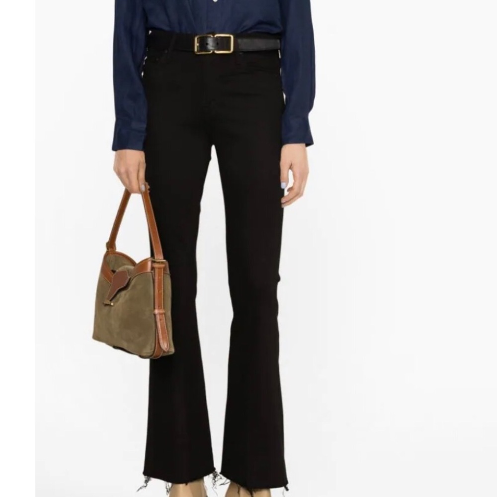 Mother-The Weekender Fray black jeans-size 27